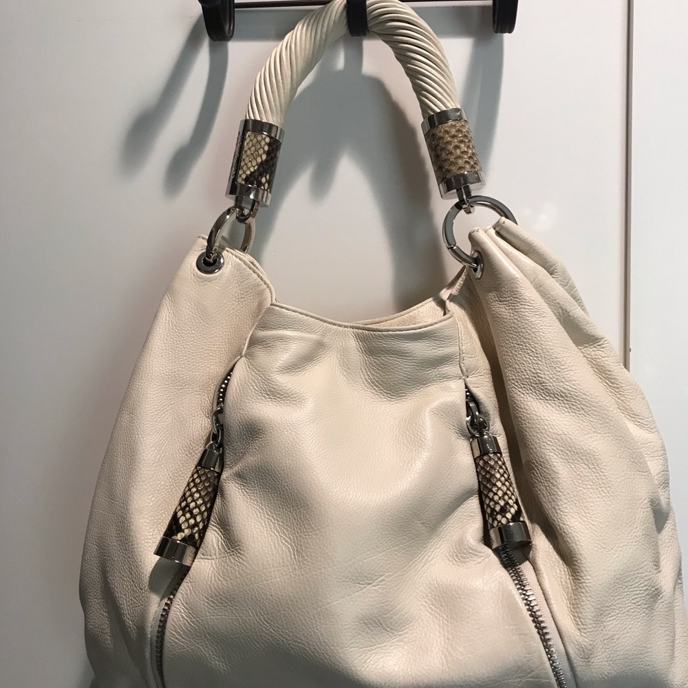 Michael Kors Boho Hobo w/snakeskin handles